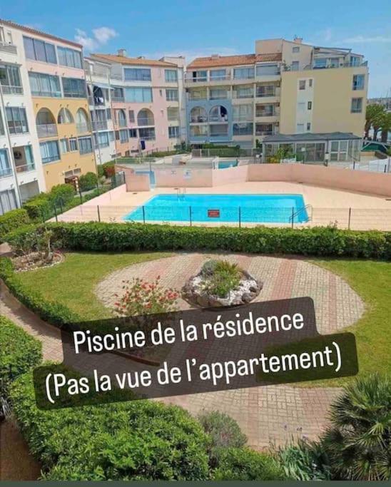 Superbe Appartement 6 Personnes Avec Piscine Secteur Richelieu, A 400M De La Plage Et A 650M Du Centre Port Agde Ngoại thất bức ảnh
